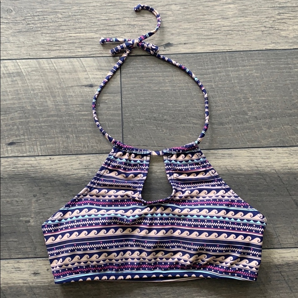 Roxy Crop Halter Bikini Top